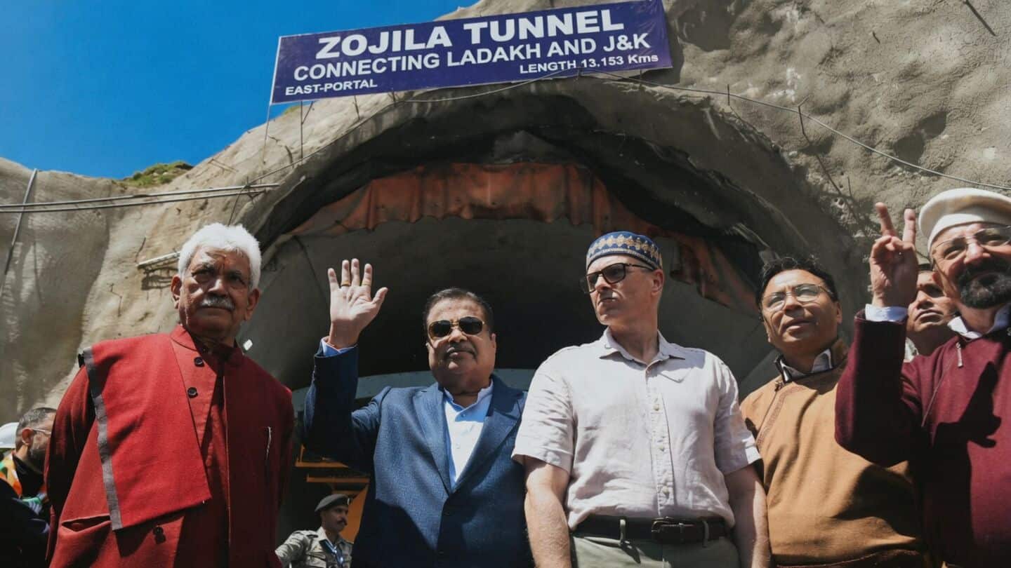 Crews complete Zoji-La tunnel breakthrough linking Kashmir and Ladakh