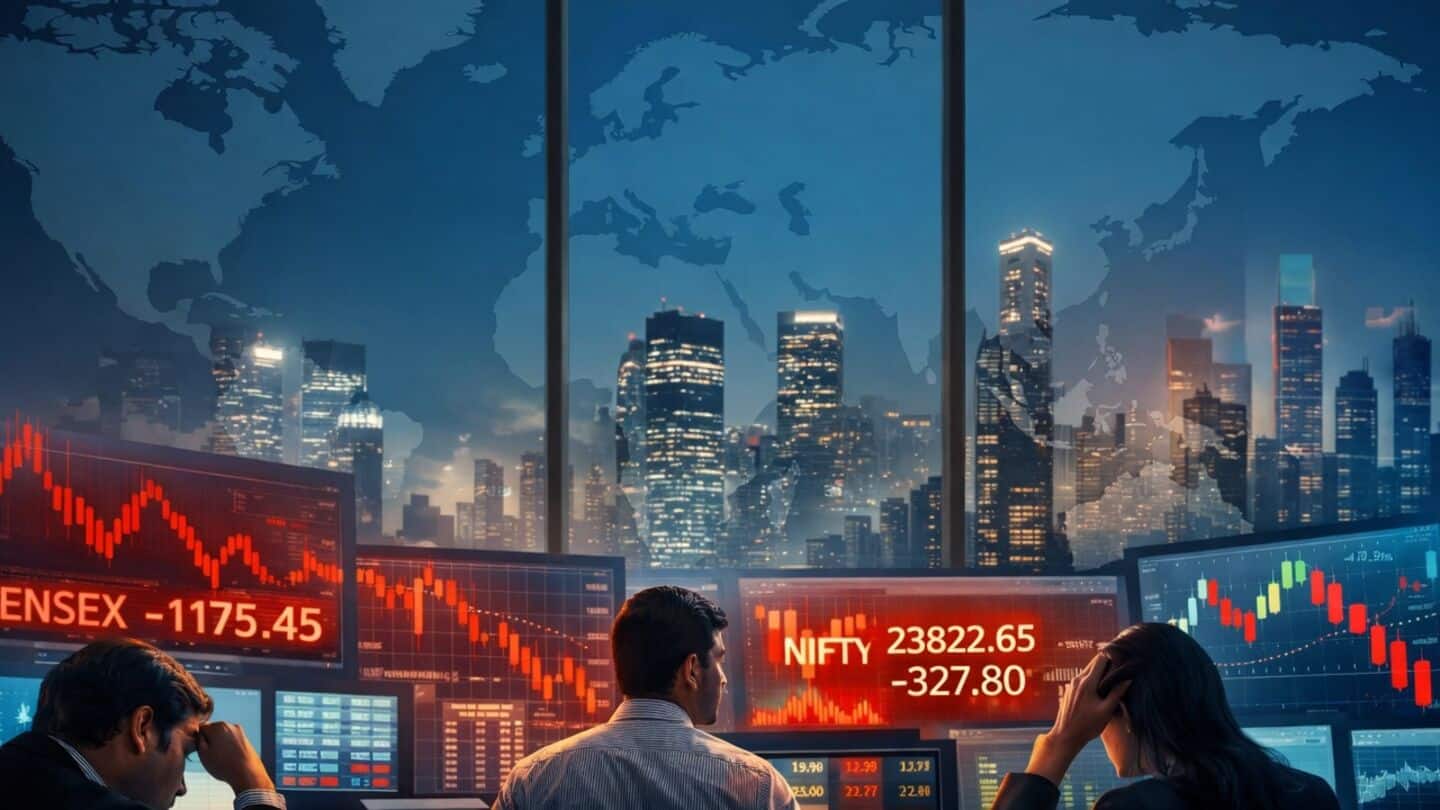 Indian markets slump as Sensex hits 73,832 and Nifty 23,162
