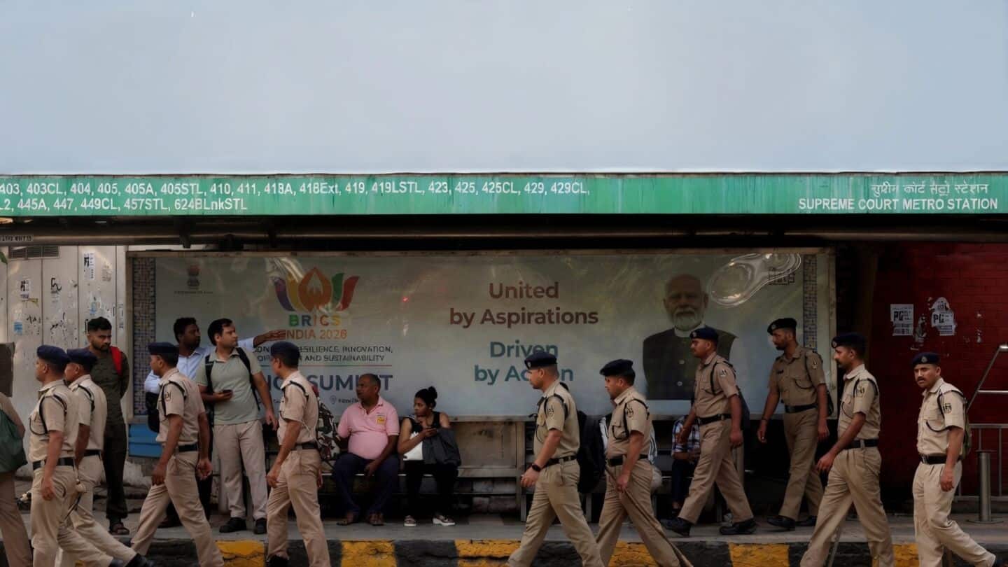 Delhi tightens security ahead of BRICS summit amid protest concerns