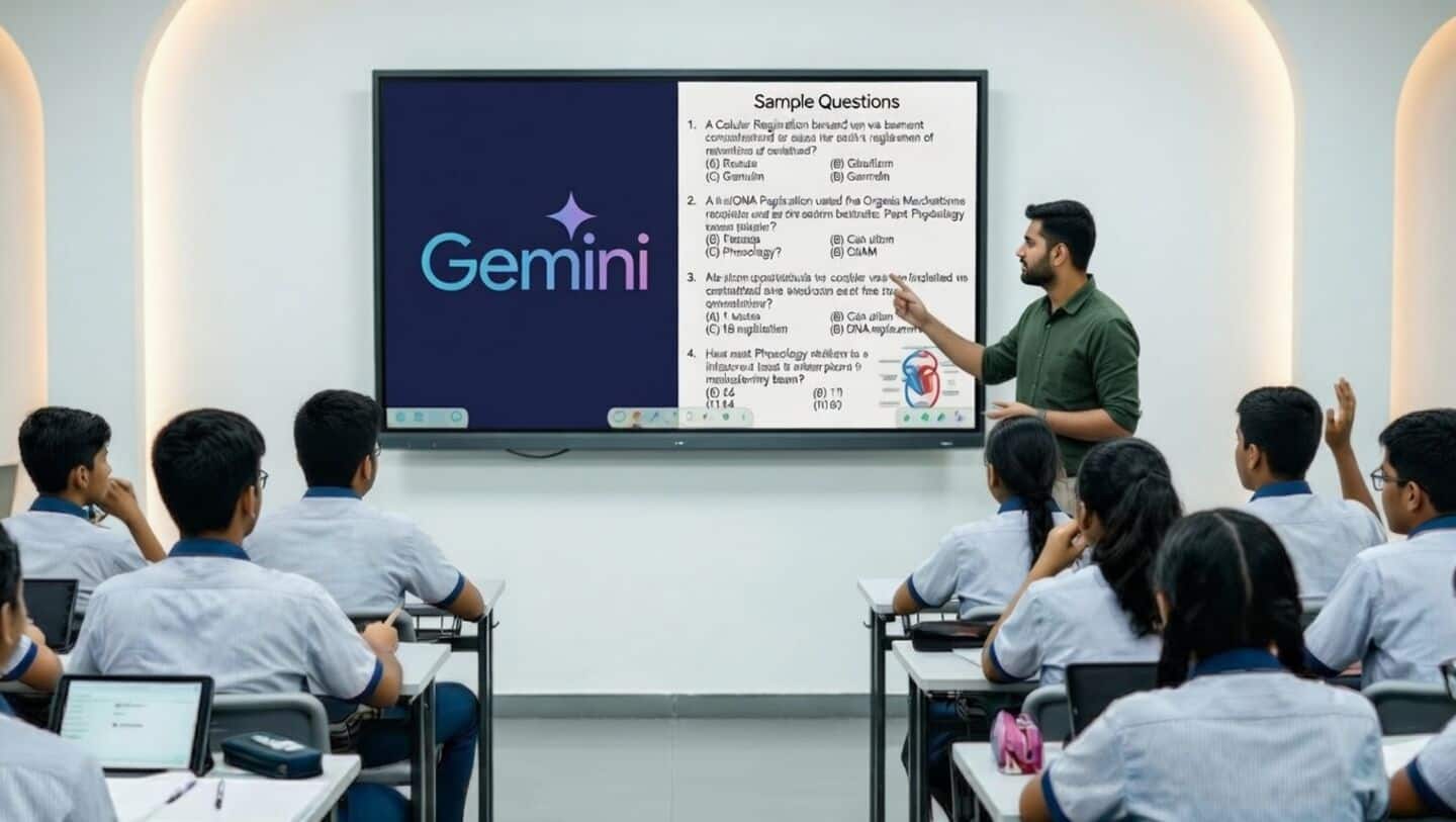 Google's Gemini AI offers free full-length NEET UG mock tests
