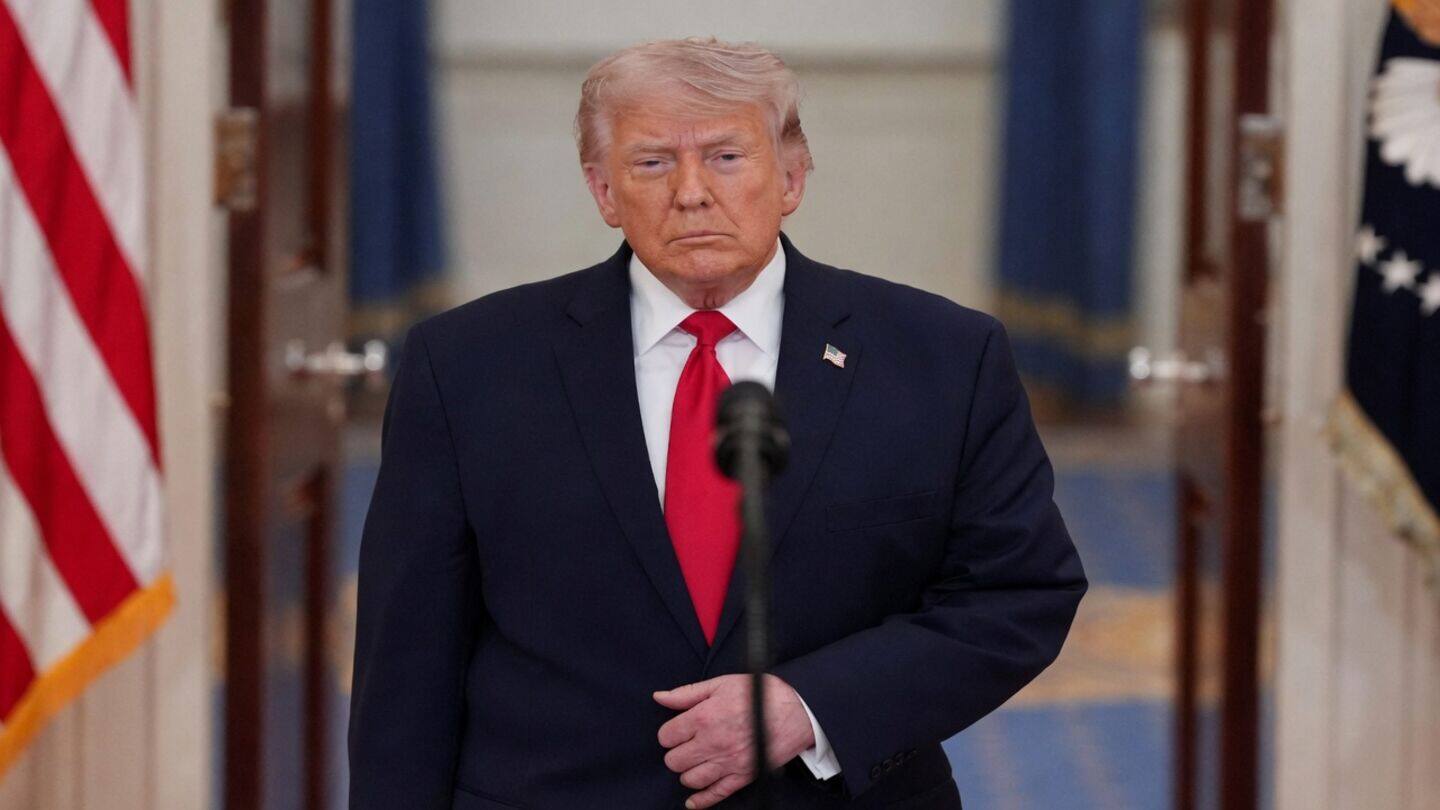 Trump says 2 intelligence sets on Iran after Clayton warns