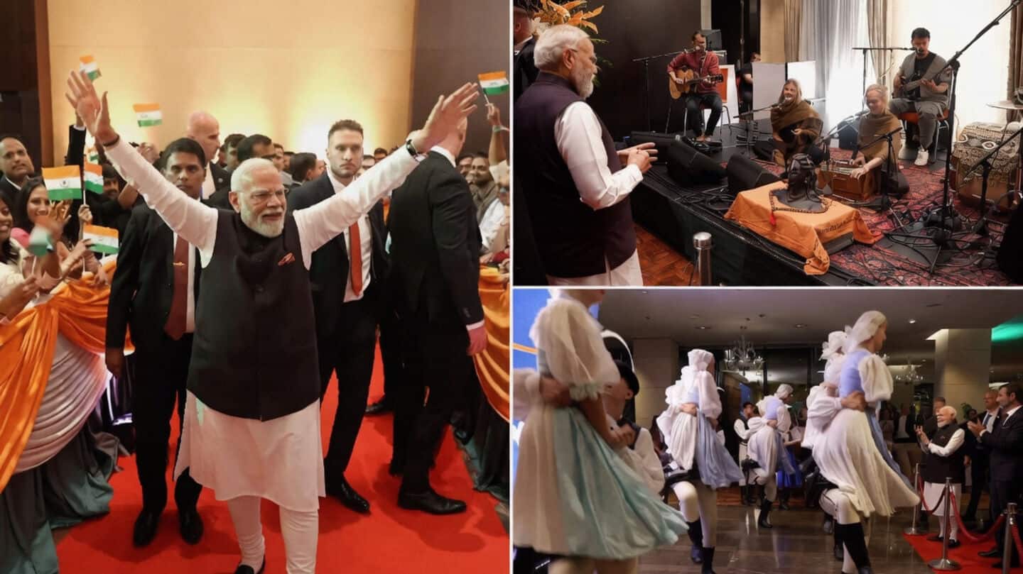 Narendra Modi lands in Bratislava, 1st Indian PM since independence