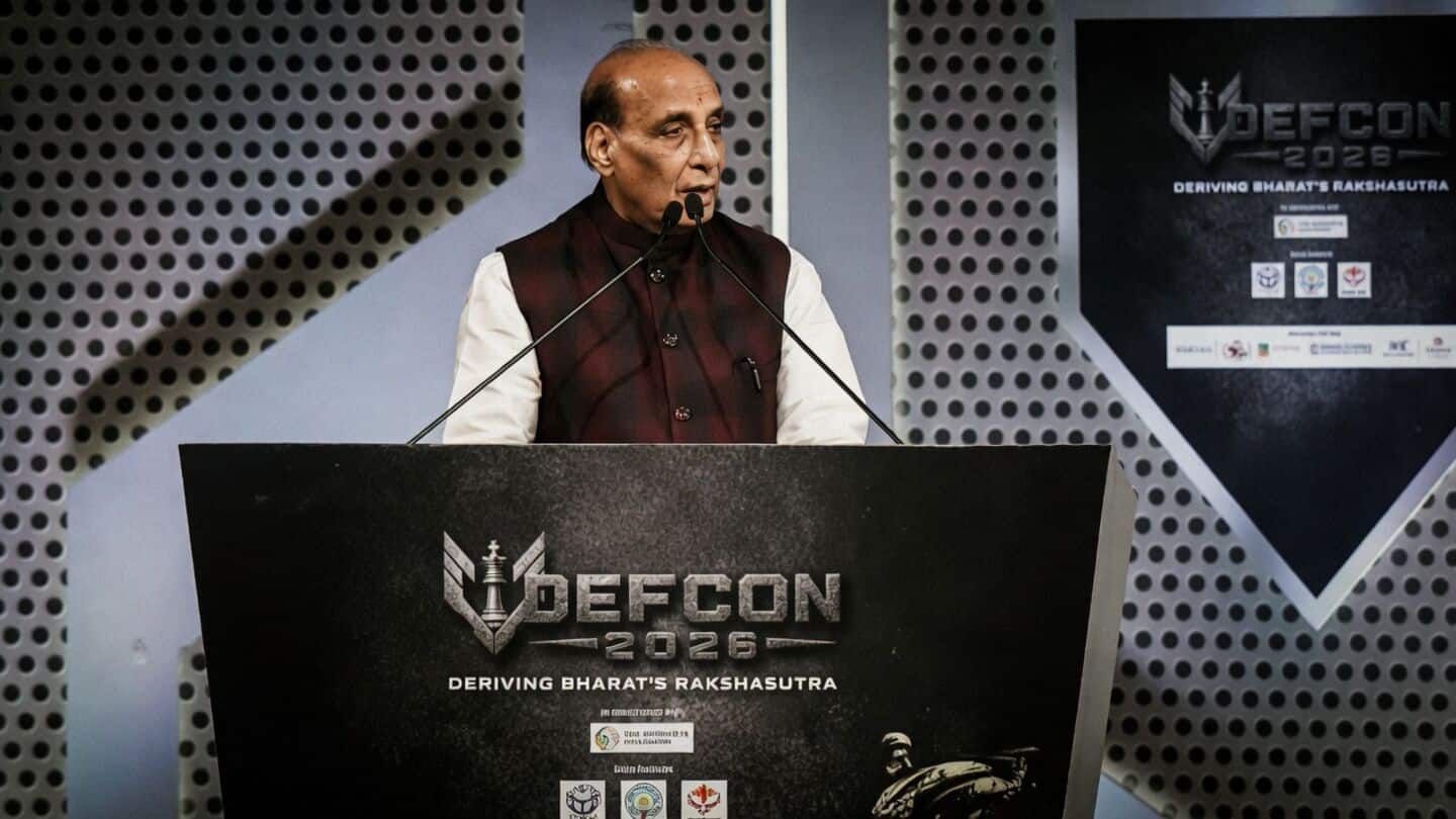 Rajnath Singh at News18 DEFCON treats Pakistan attacks as war