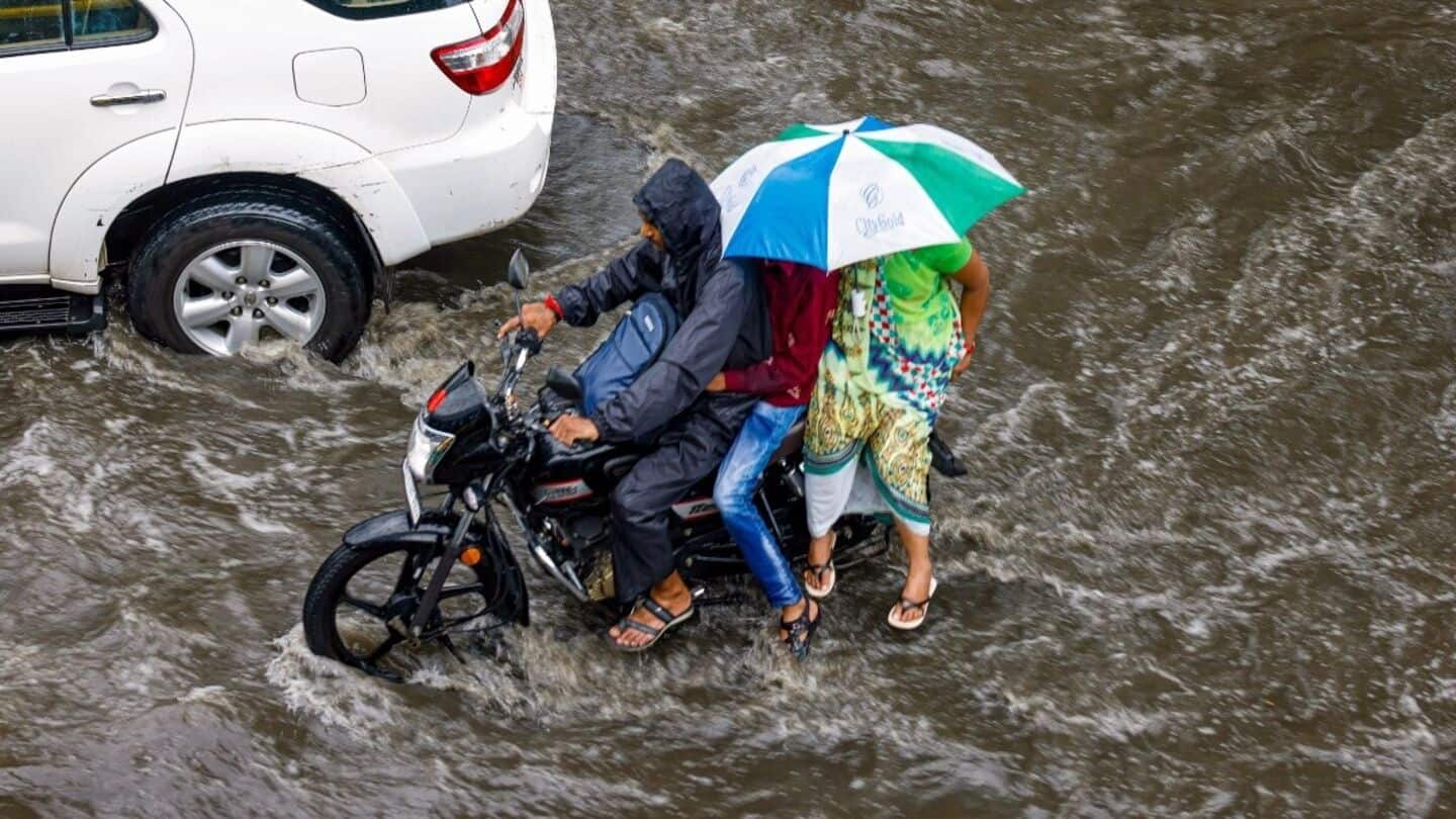 IMD issues red alert for extremely heavy rainfall in Gujarat