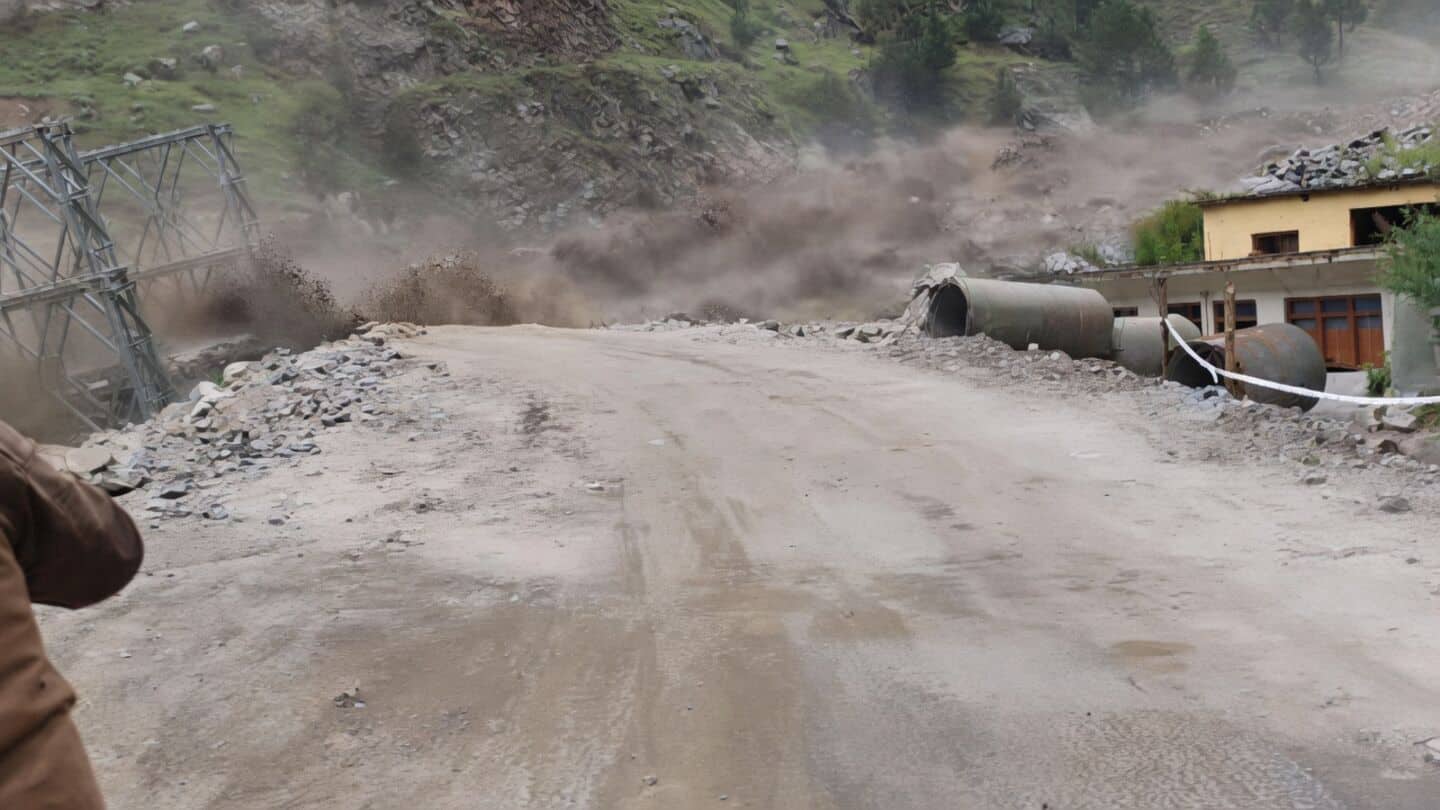 Uttarakhand flash flood sweeps away Bailey bridge and BRO worker