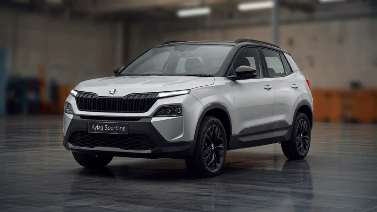 SKODA launches KUSHAQ SPORTLINE 1.0L turbo manual ₹11.32L auto ₹12.32L