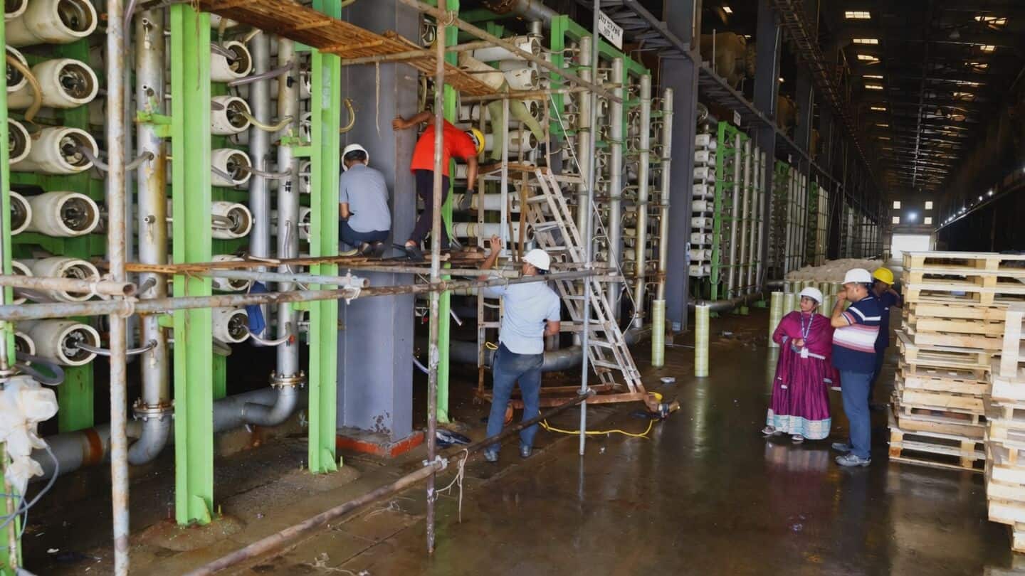 Chennai turns to Nemmeli desalination as reservoirs near 37% capacity