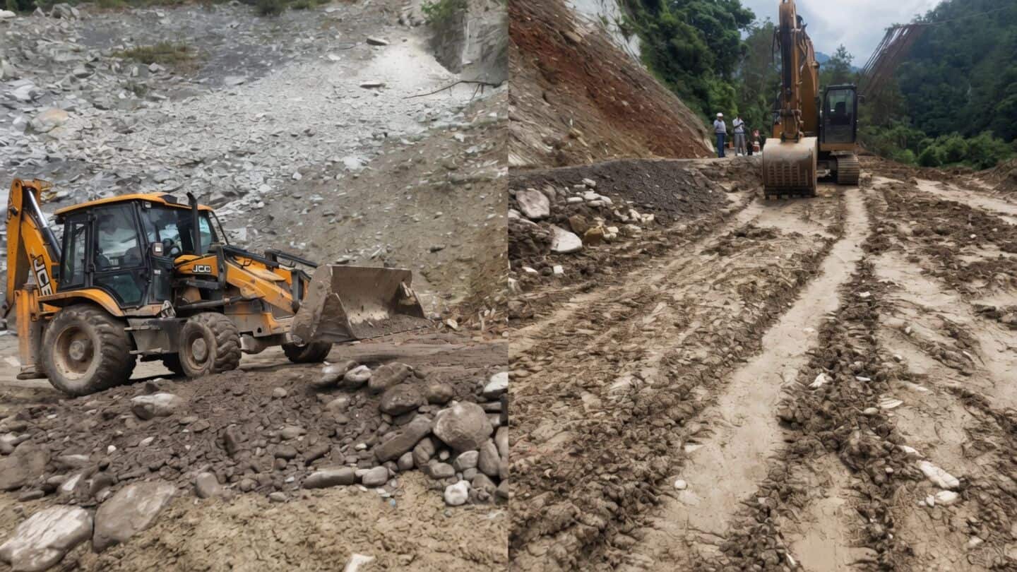 National Highway 10 partially reopens after month-long landslide closure