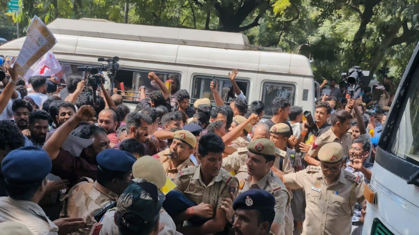 Hundreds detained in Delhi protests seeking CEC Gyanesh Kumar resignation