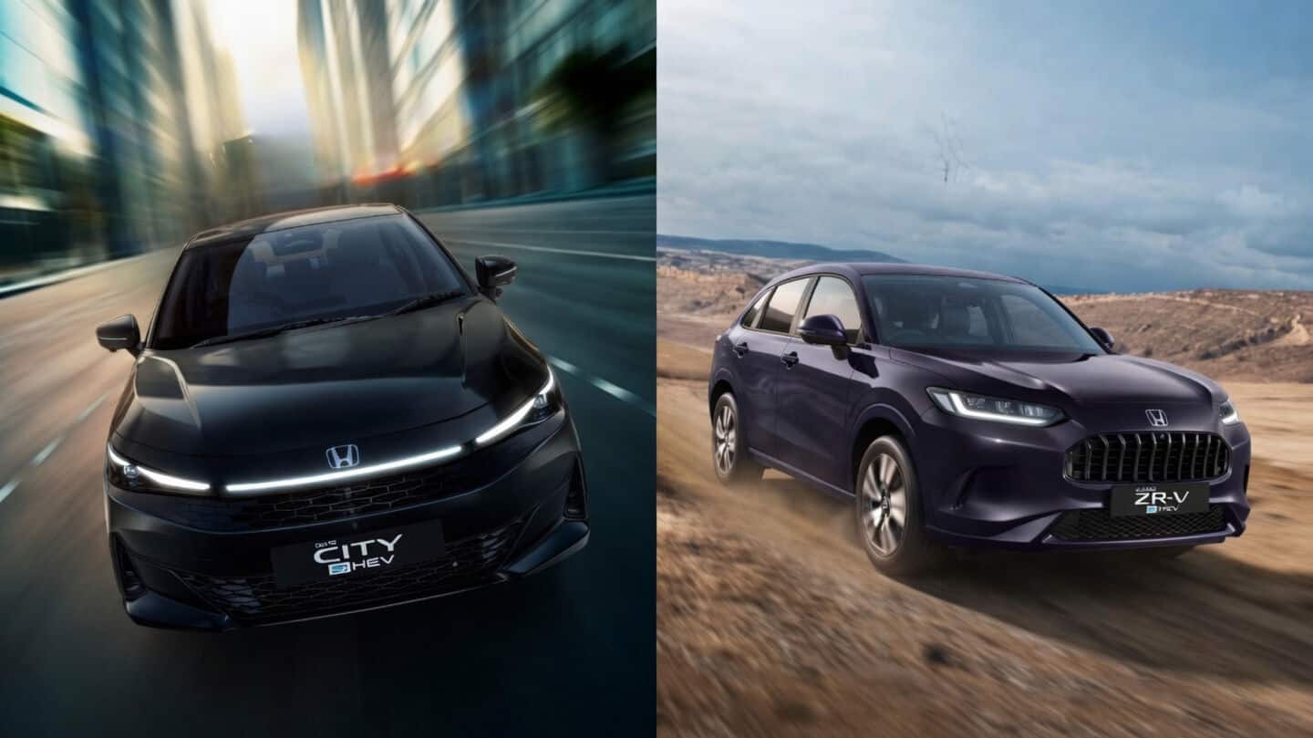 Honda launches City facelift, unveils ZR-V hybrid SUV in India