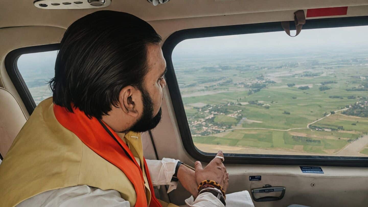 Bihar CM Samrat Choudhary conducts aerial survey after Nepal floods