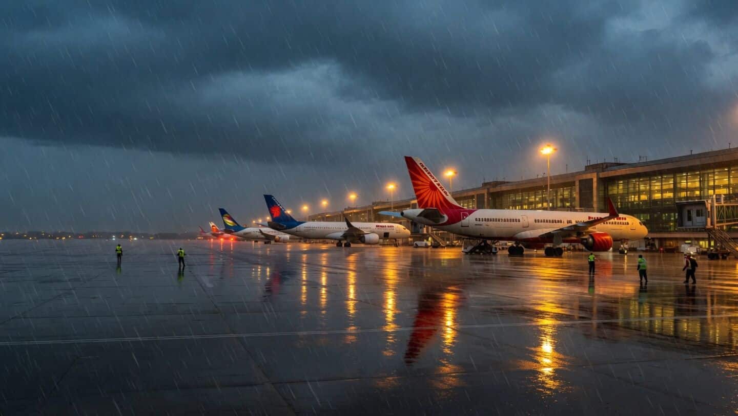 Thunderstorms and gusty winds prompt Delhi airport and IndiGo alerts