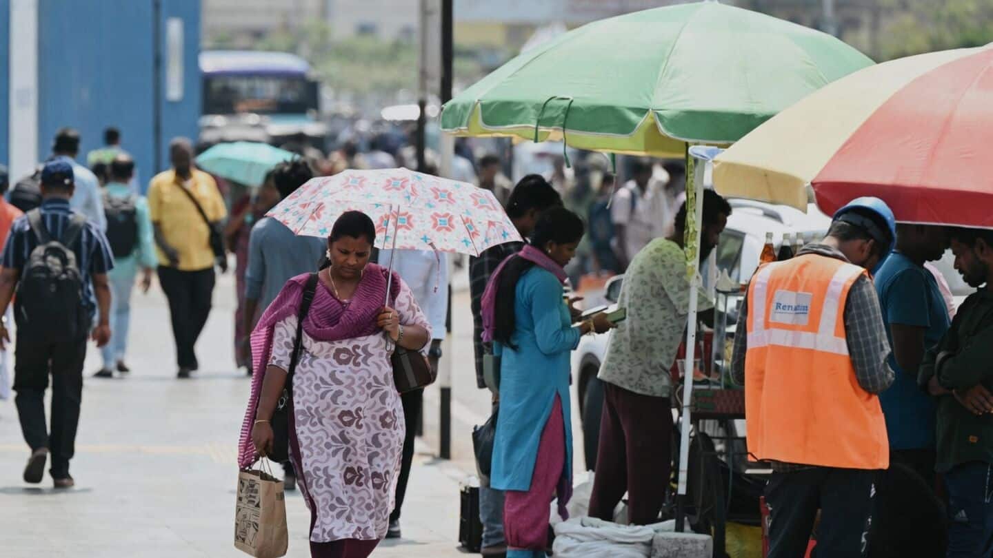 Chennai near 40°C amid dry winds and clear skies