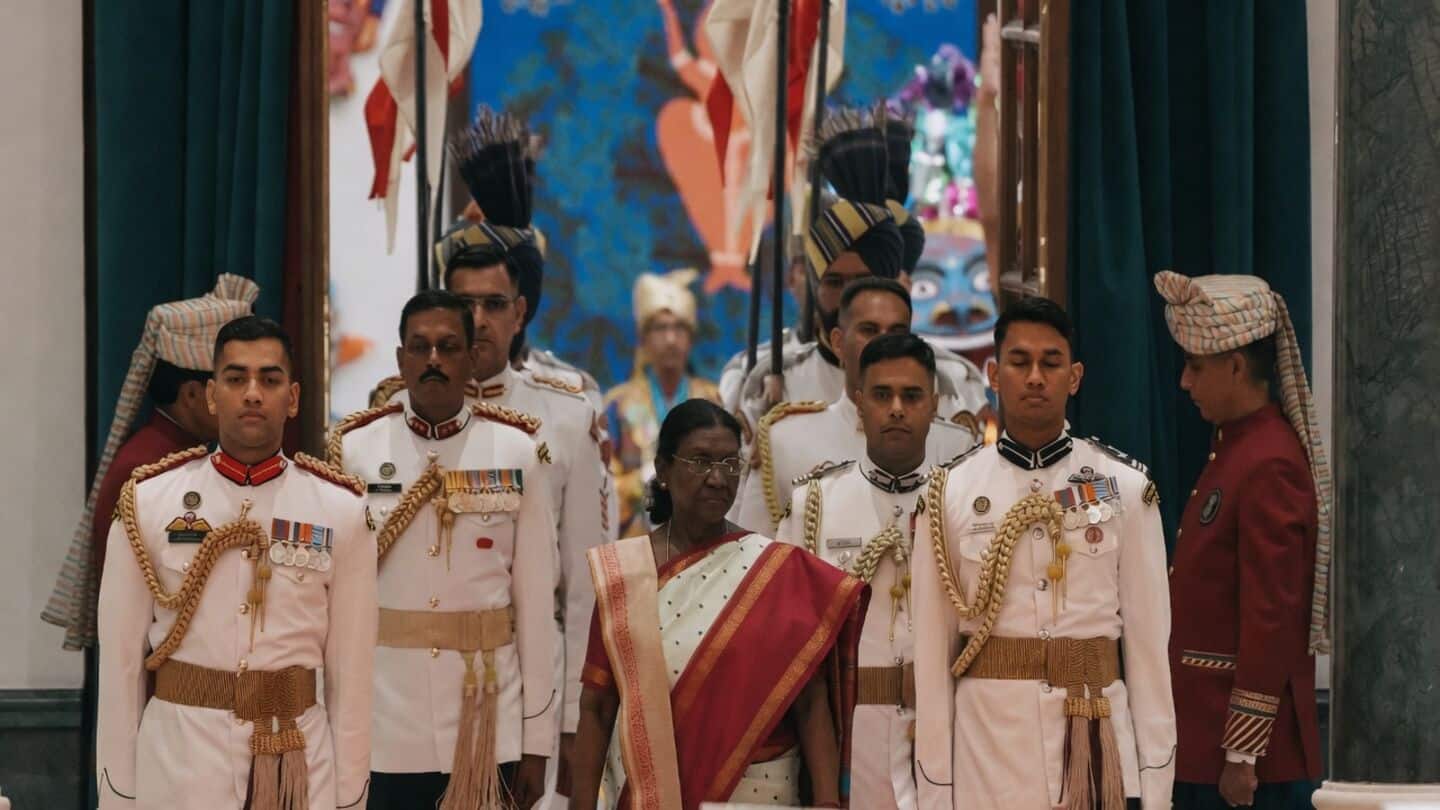 President Droupadi Murmu hosts Independence Day reception at Rashtrapati Bhavan