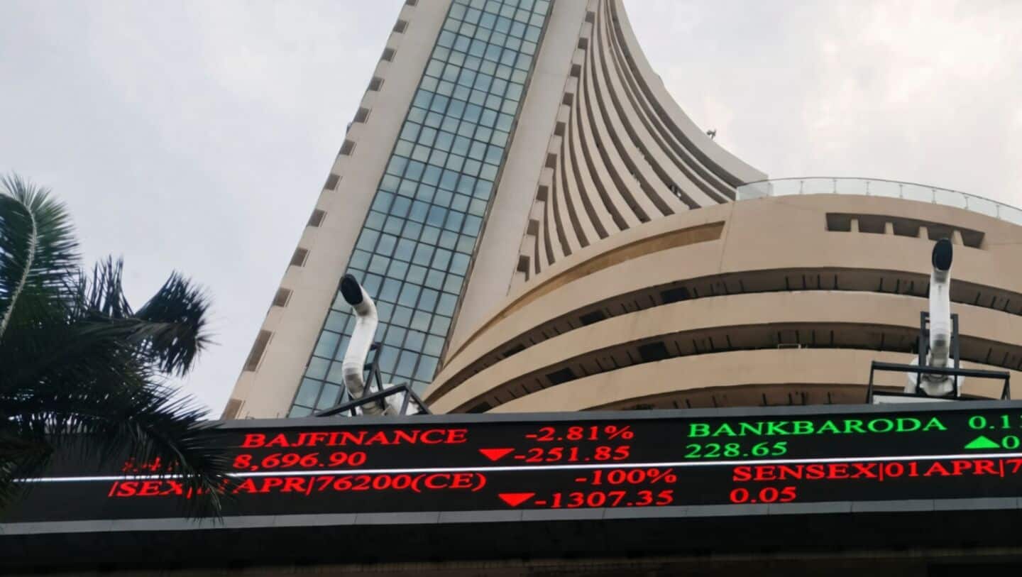 Indian rupee hits record 96.20 against US dollar, Sensex falls