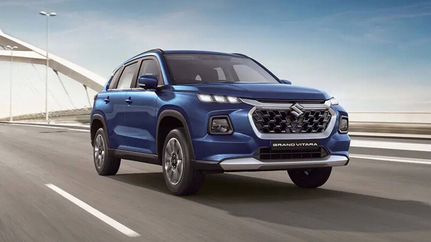 Maruti Suzuki Grand Vitara gets up to ₹2.13L discount