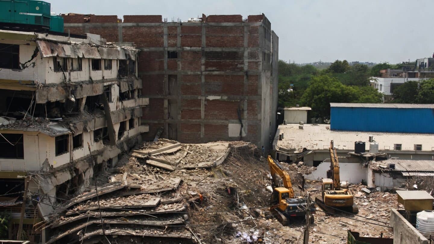 Delhi Police arrest contractors after Saket building collapse kills 6