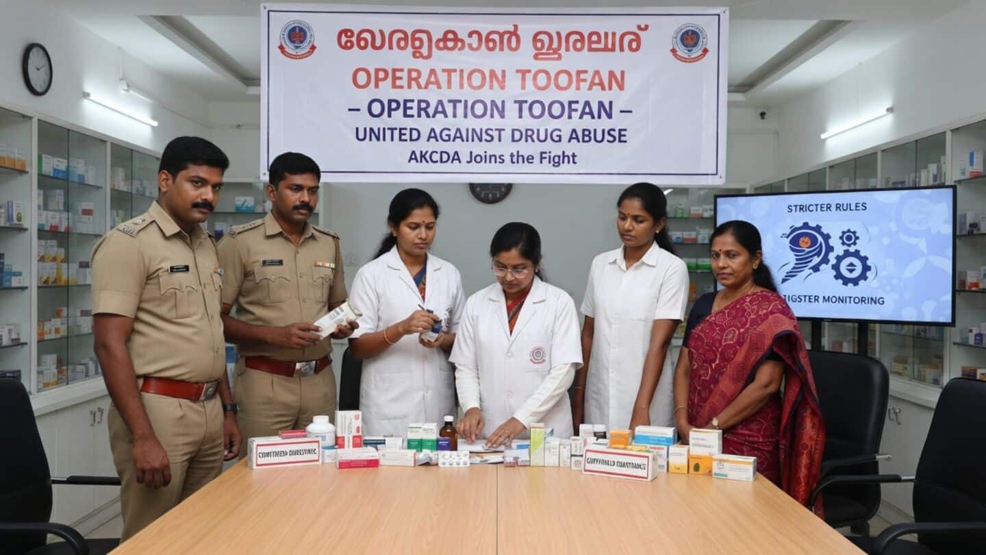 Kerala chemists unite for Operation Toofan to curb drug abuse