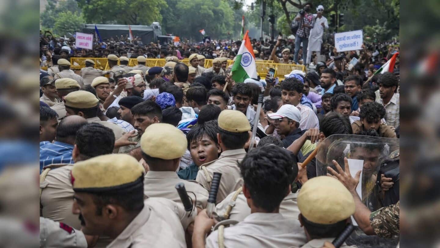 Delhi Police probe national party ties in CJP NEET protests
