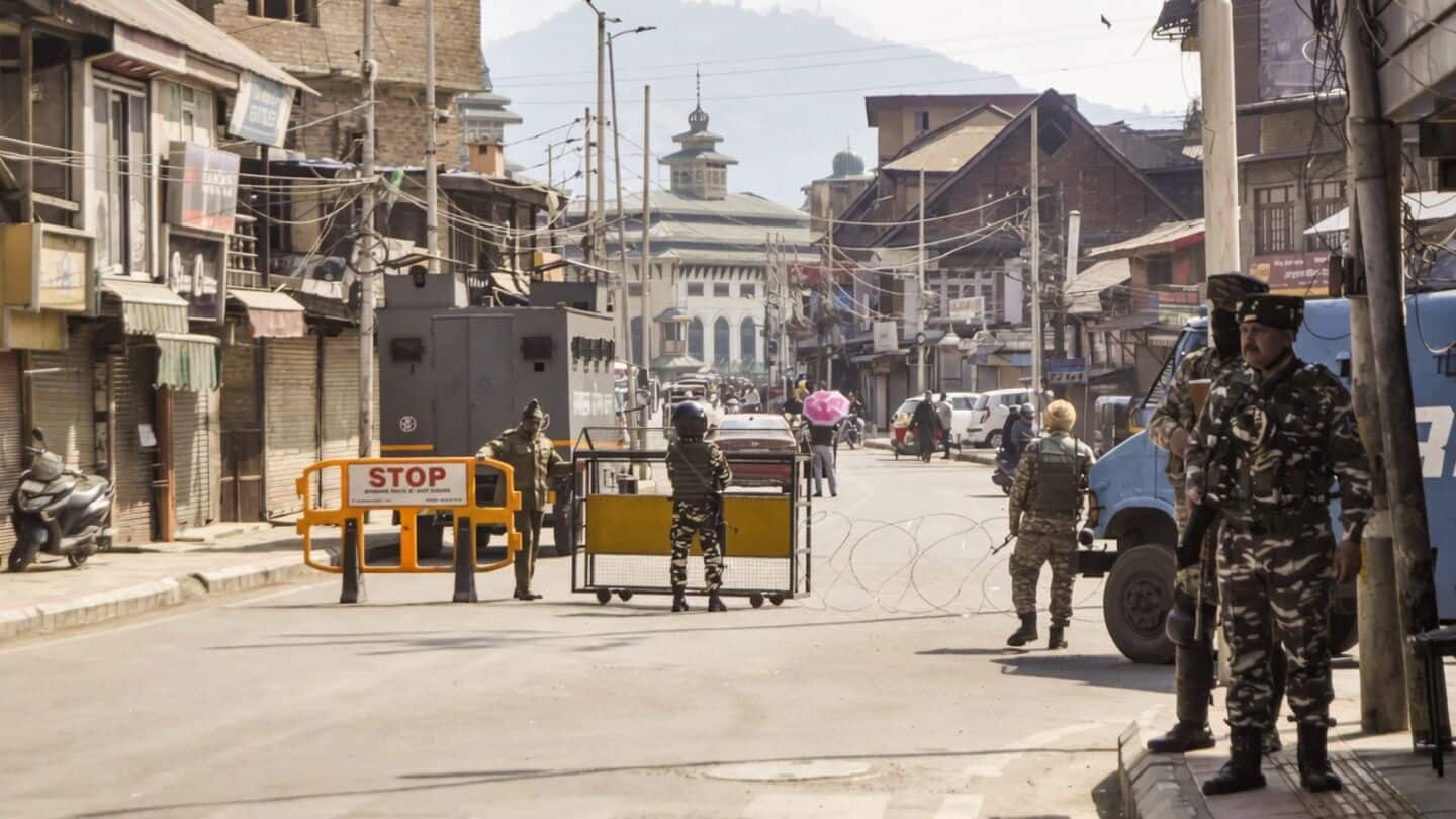 MoD: J&K calmest year, 0 stone pelting, 1 militant recruit