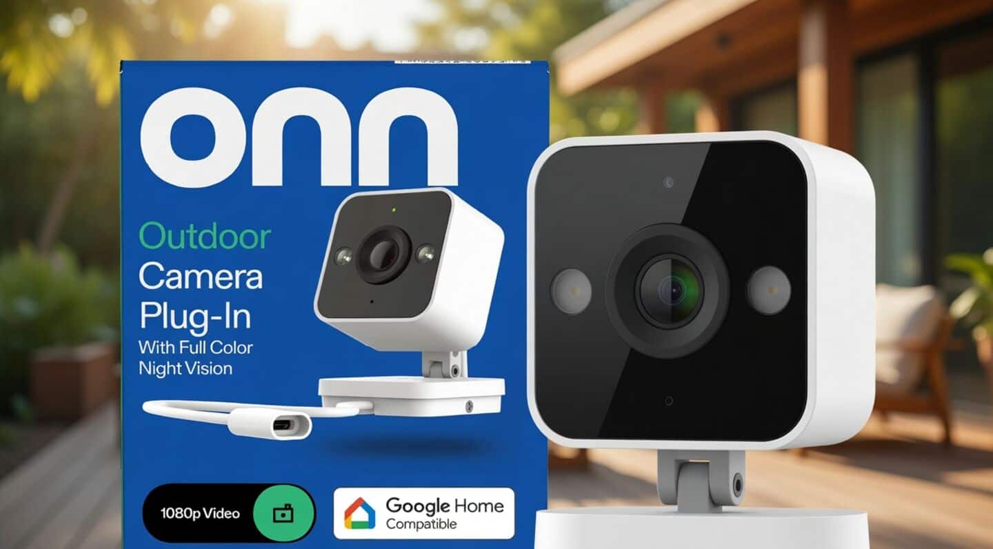Walmart launches $34.87 Onn Outdoor Camera Plug-in for Google Home