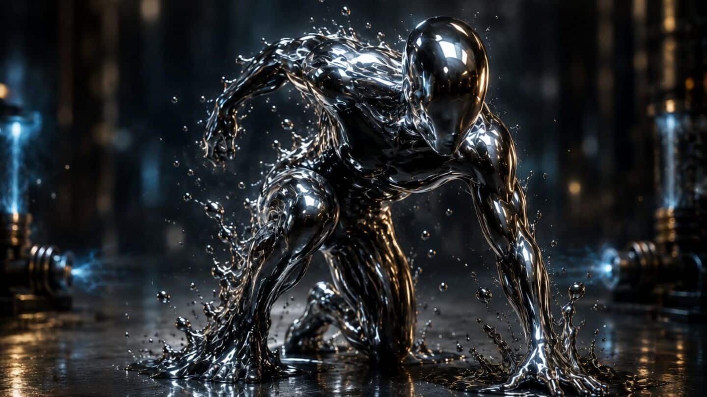 South Korean researchers build liquid metal robot splitting and reforming