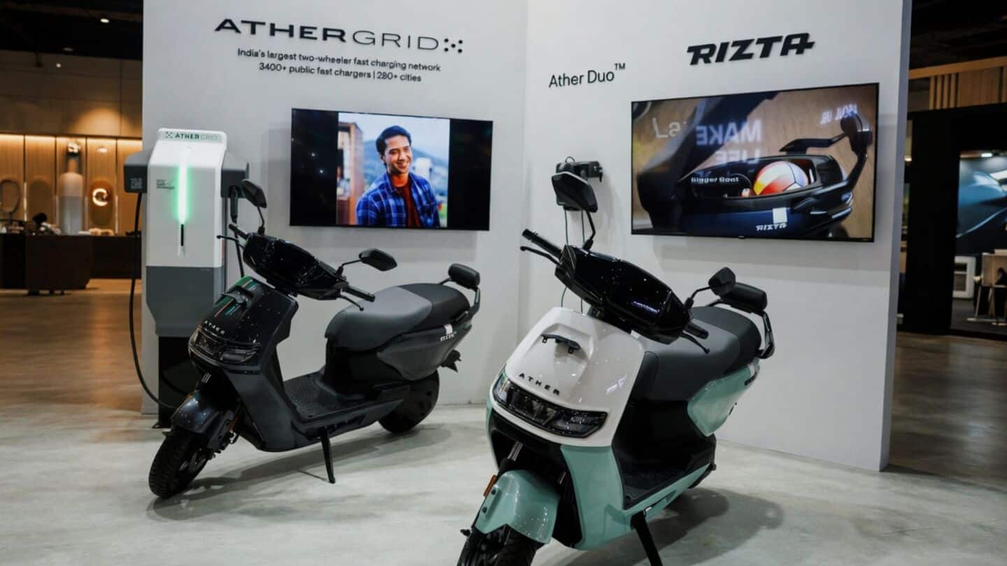 Ather Energy shares jump 18% after Q1FY27 loss narrows