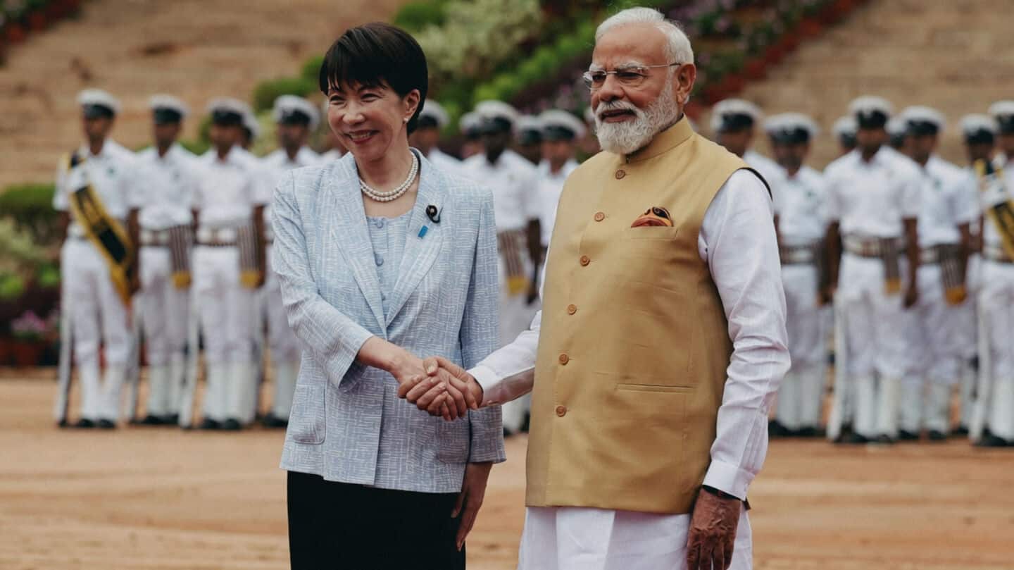 Japan's PM Sanae Takaichi in New Delhi for 20th summit
