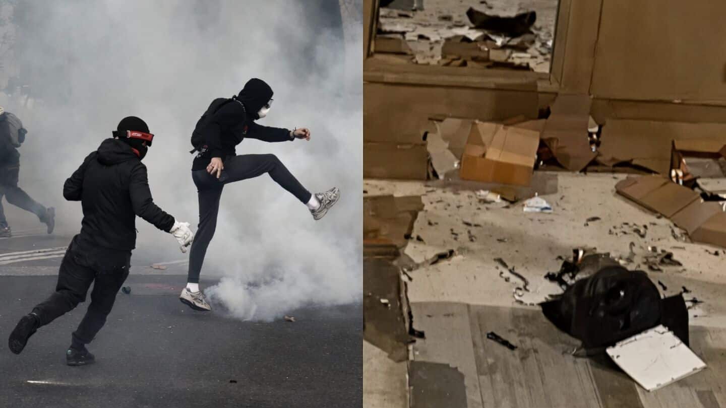 Protests over rising living costs in France escalate into looting