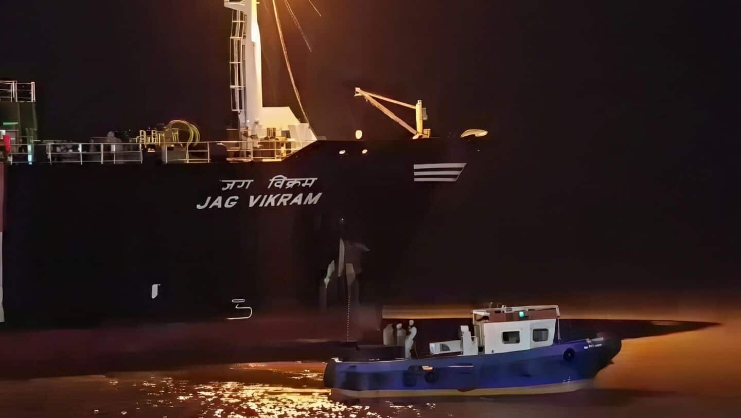 Jag Vikram 1st Indian ship through Strait of Hormuz post-ceasefire