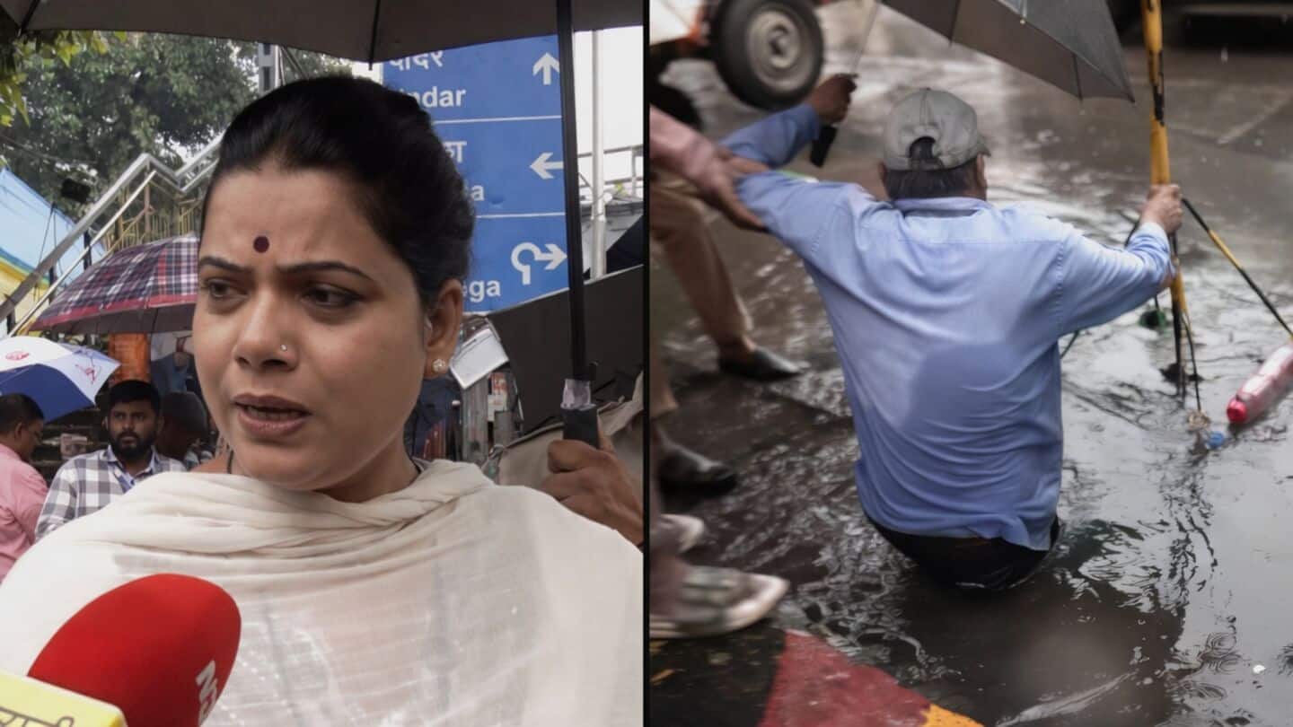 BMC worker falls into open manhole during Mumbai mayor's inspection
