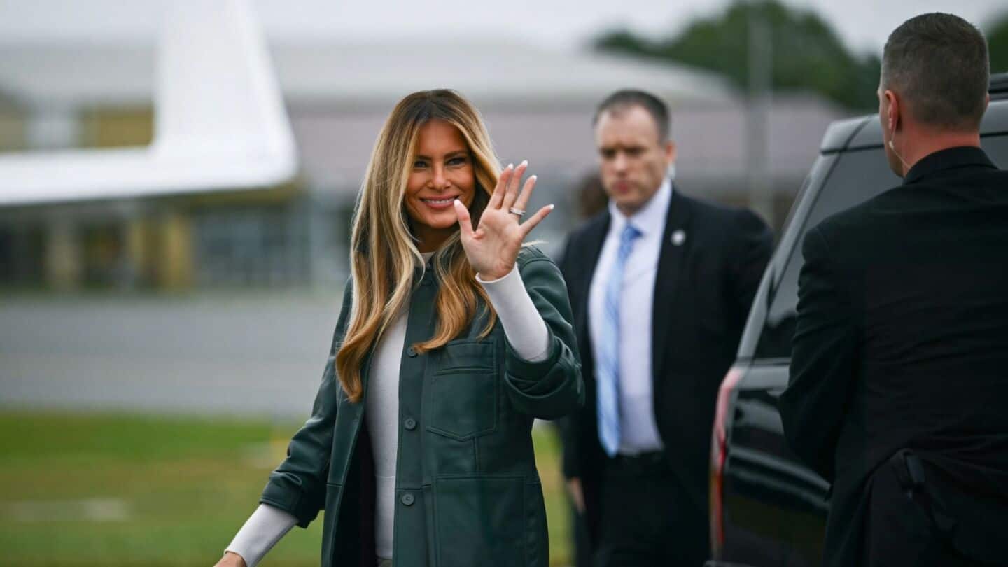 Melania Trump welcomes Betsy Klein despite President Donald Trump's ban