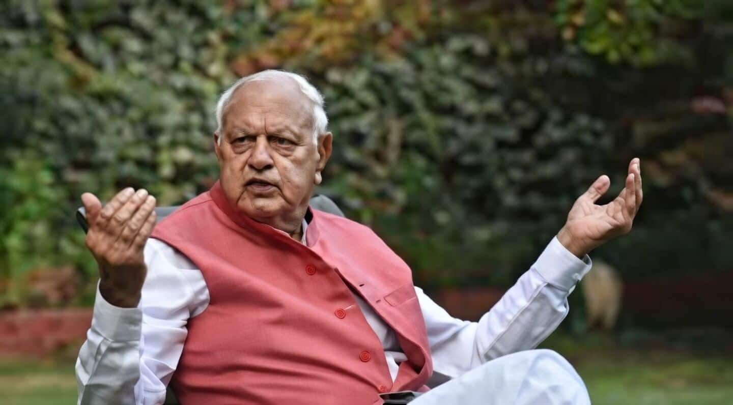 SIT files charge sheet over March 11 Farooq Abdullah attack