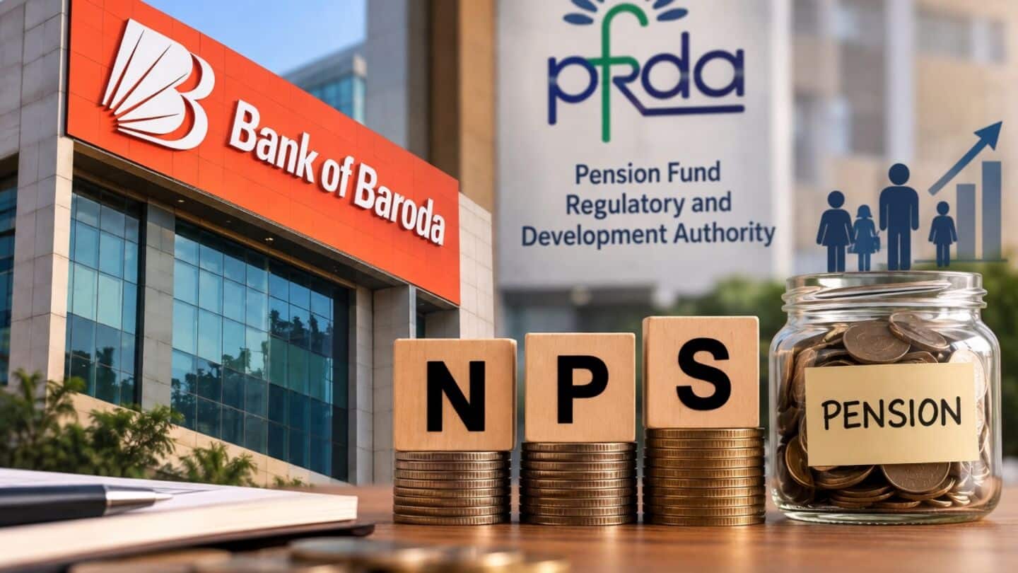 PFRDA appoints Bank of Baroda as pension fund sponsor