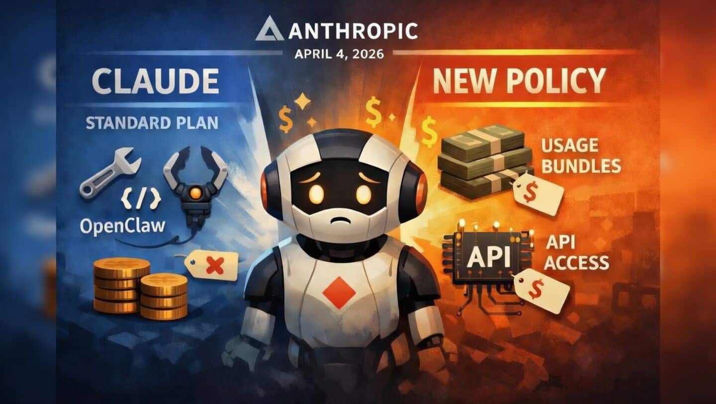 Anthropic begins billing 3rd-party Claude tools separately April 4 2026