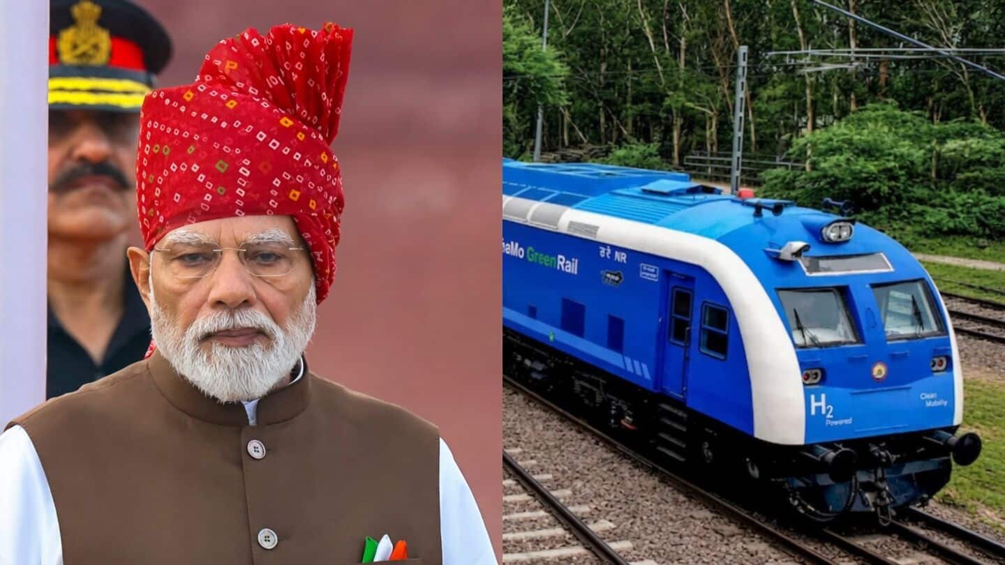 Prime Minister Narendra Modi spotlights India's 1st hydrogen-powered train