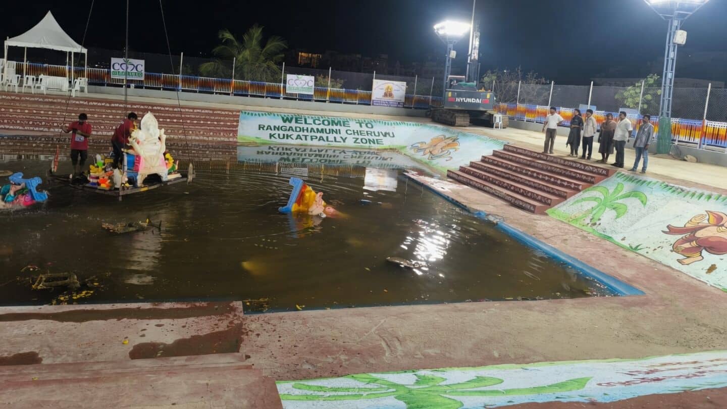 Cyberabad immerses 81,315 Ganesh idols this year, Kukatpally Circle tops