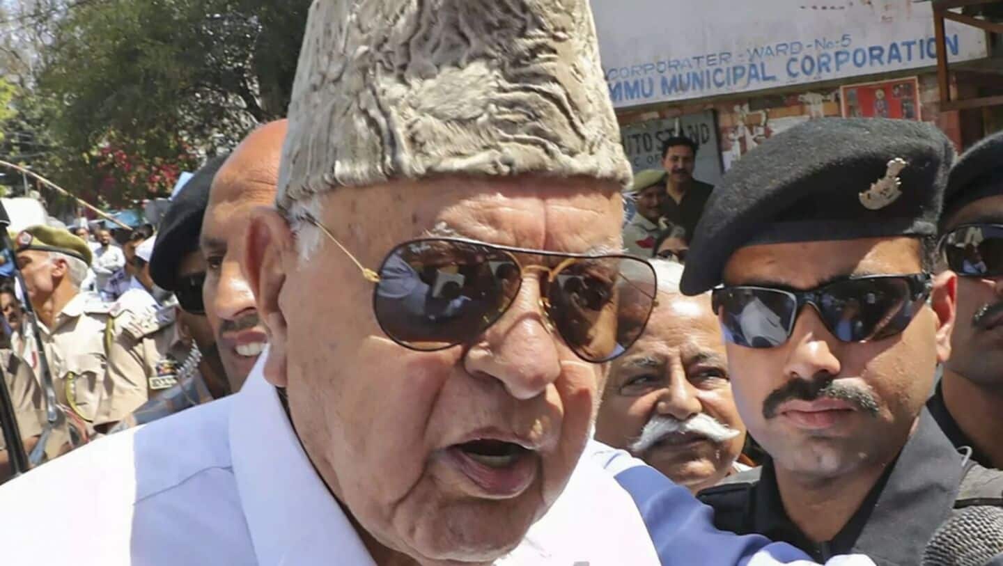 Ex-J&K CM Farooq Abdullah escapes assassination attempt in Jammu