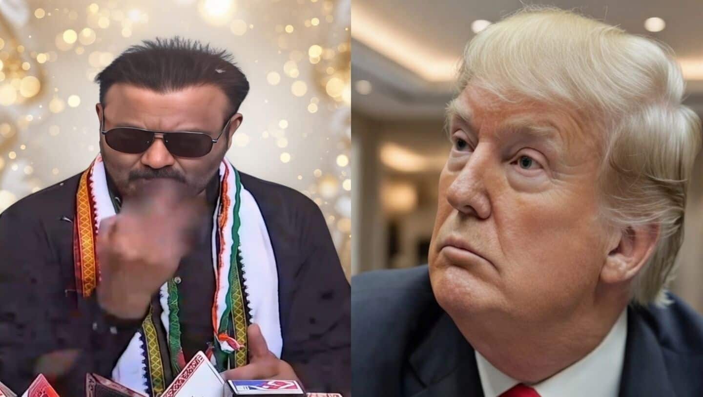 डोनाल्ड ट्रंप ने भारत को बताया नकर का द्वार, कर्नाटक के मंत्री संतोष लाड का फूटा गुस्सा