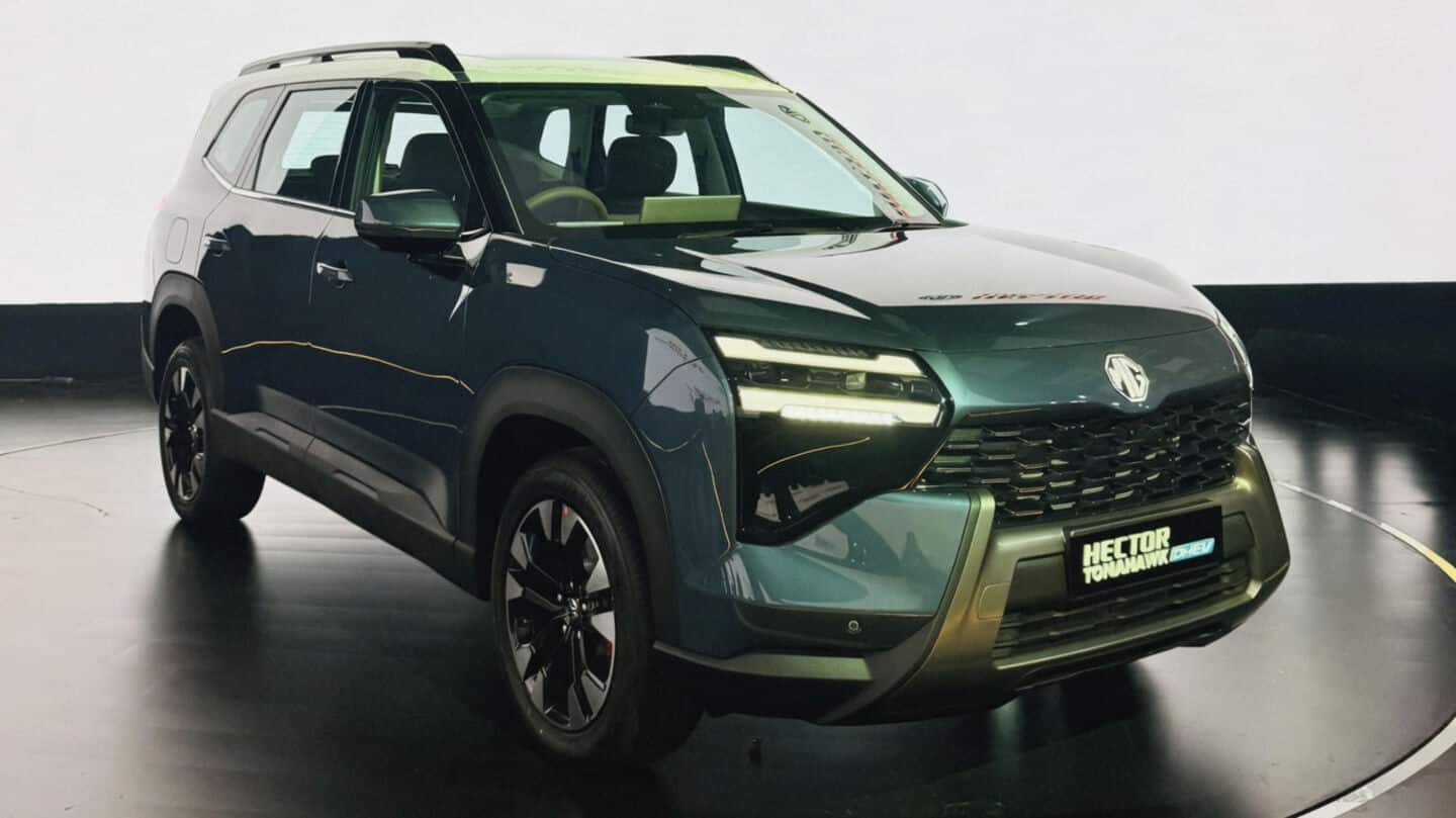 JSW MG launches Hector Tomahawk, India's 1st mainstream PHEV SUV
