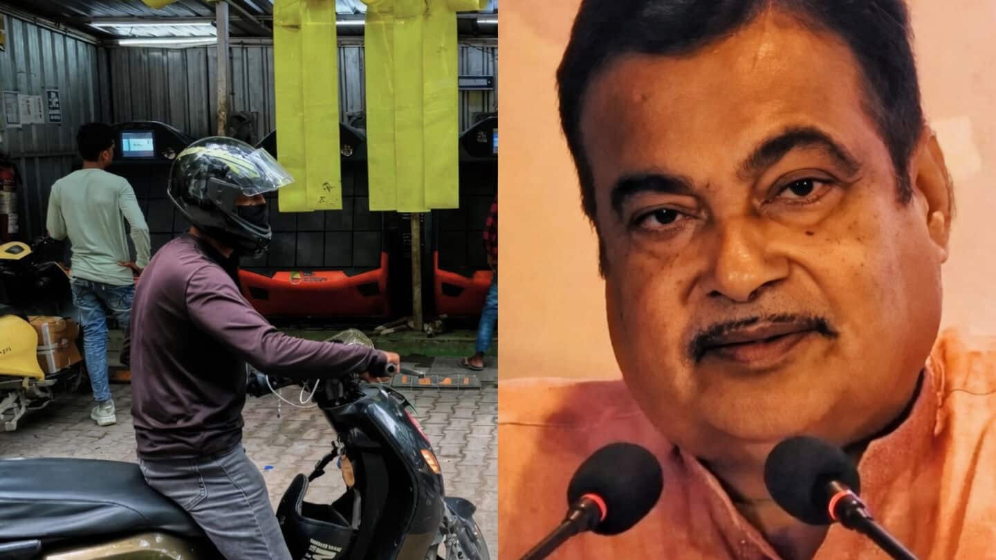 Union Minister Nitin Gadkari announces points system for traffic violations