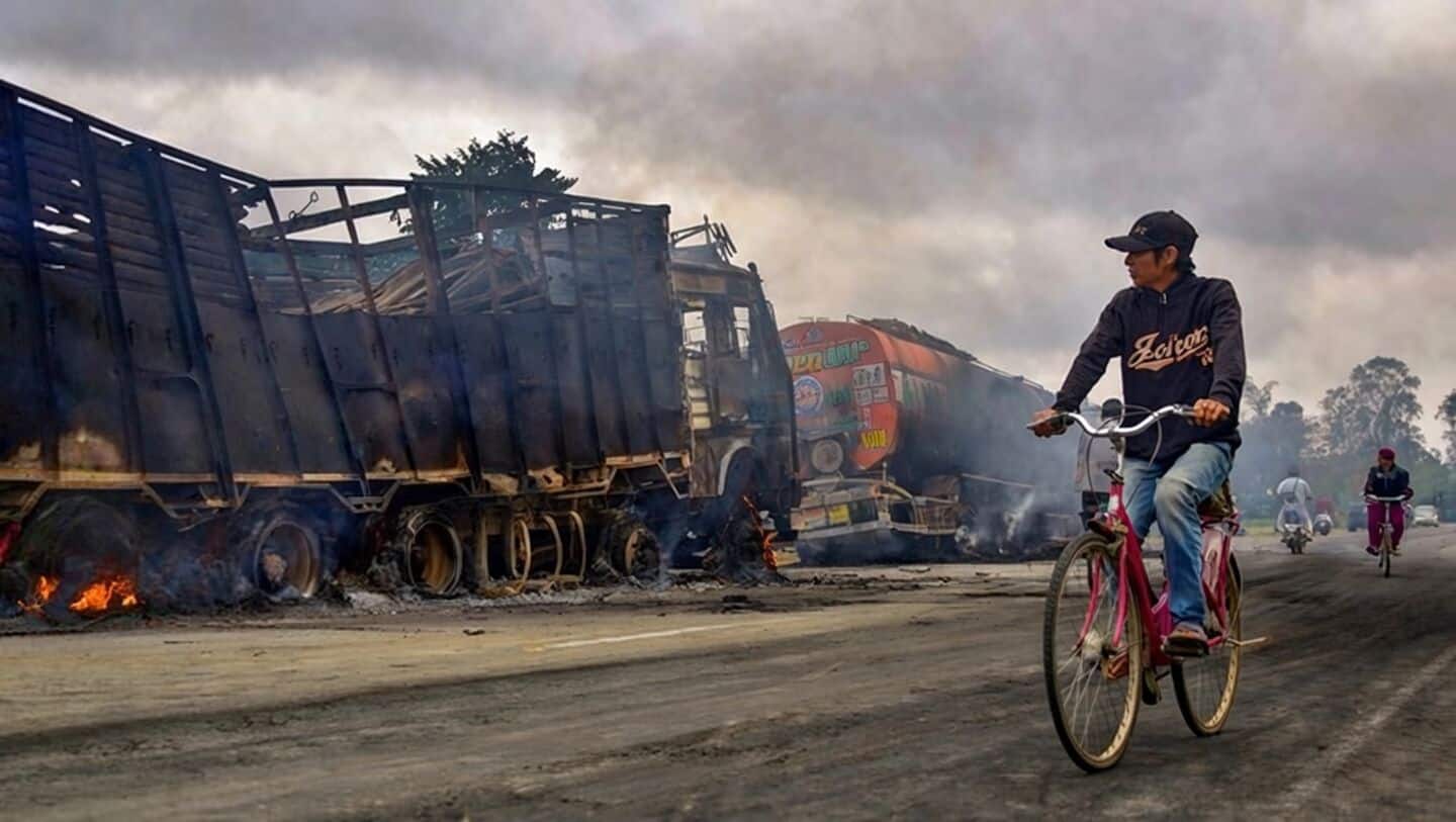 Bishnupur rocket attack kills 2 children and Manipur cuts data