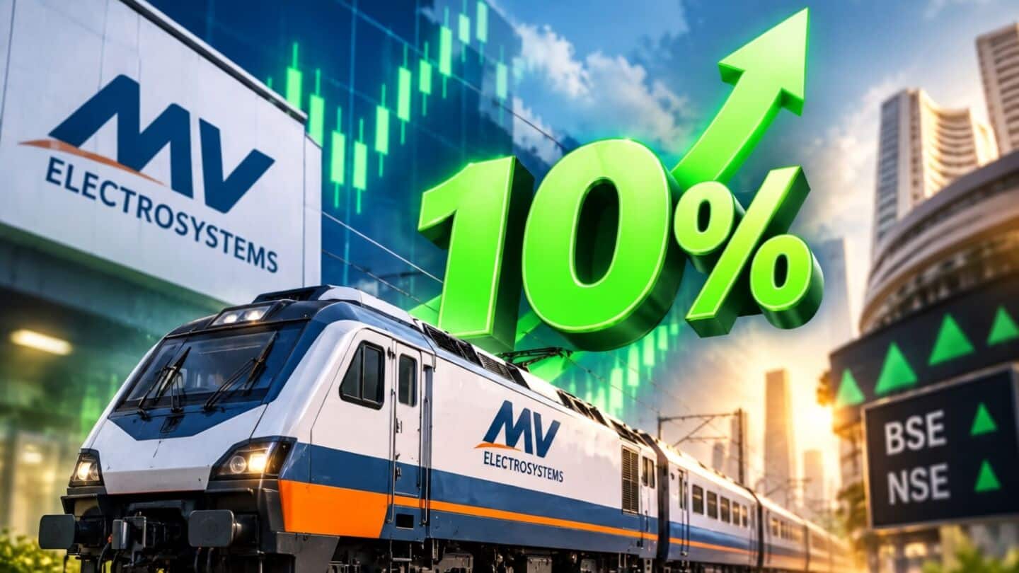 MV Electrosystems shares jump 10% to ₹848.20 near 52-week high