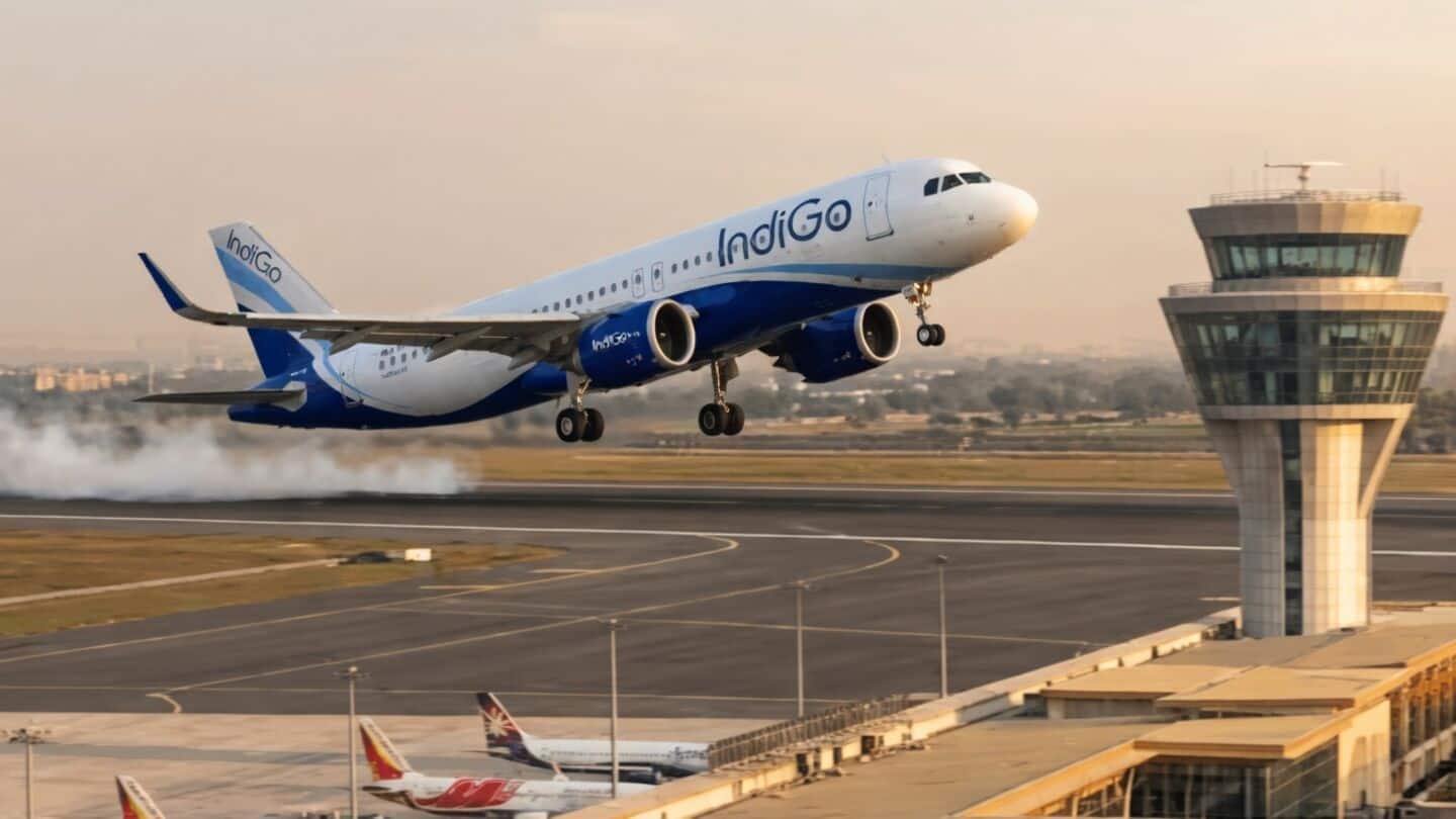Jewar International Airport in Greater Noida welcomes inaugural IndiGo flight