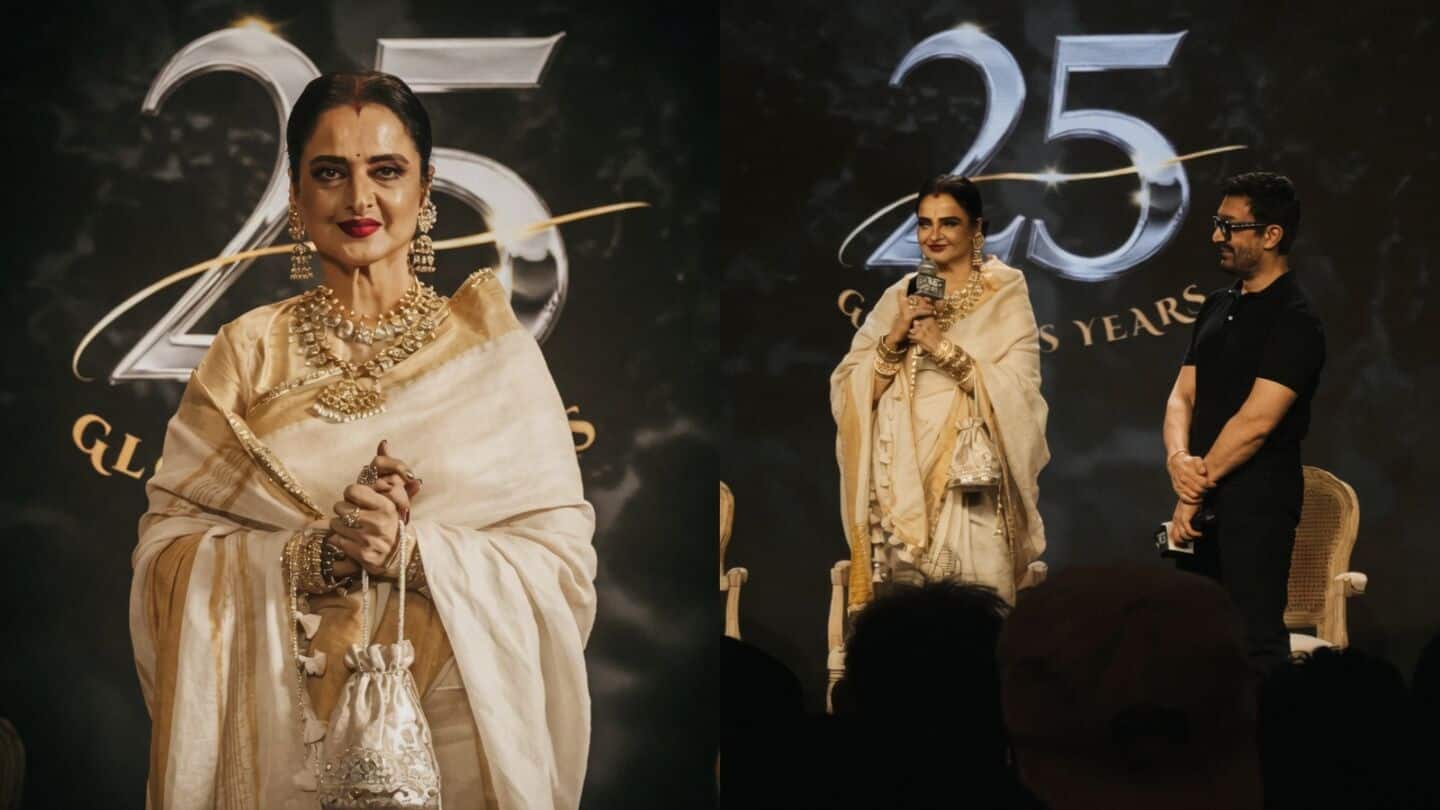Rekha renews hope to work with Khan, recalls 'Time machine'