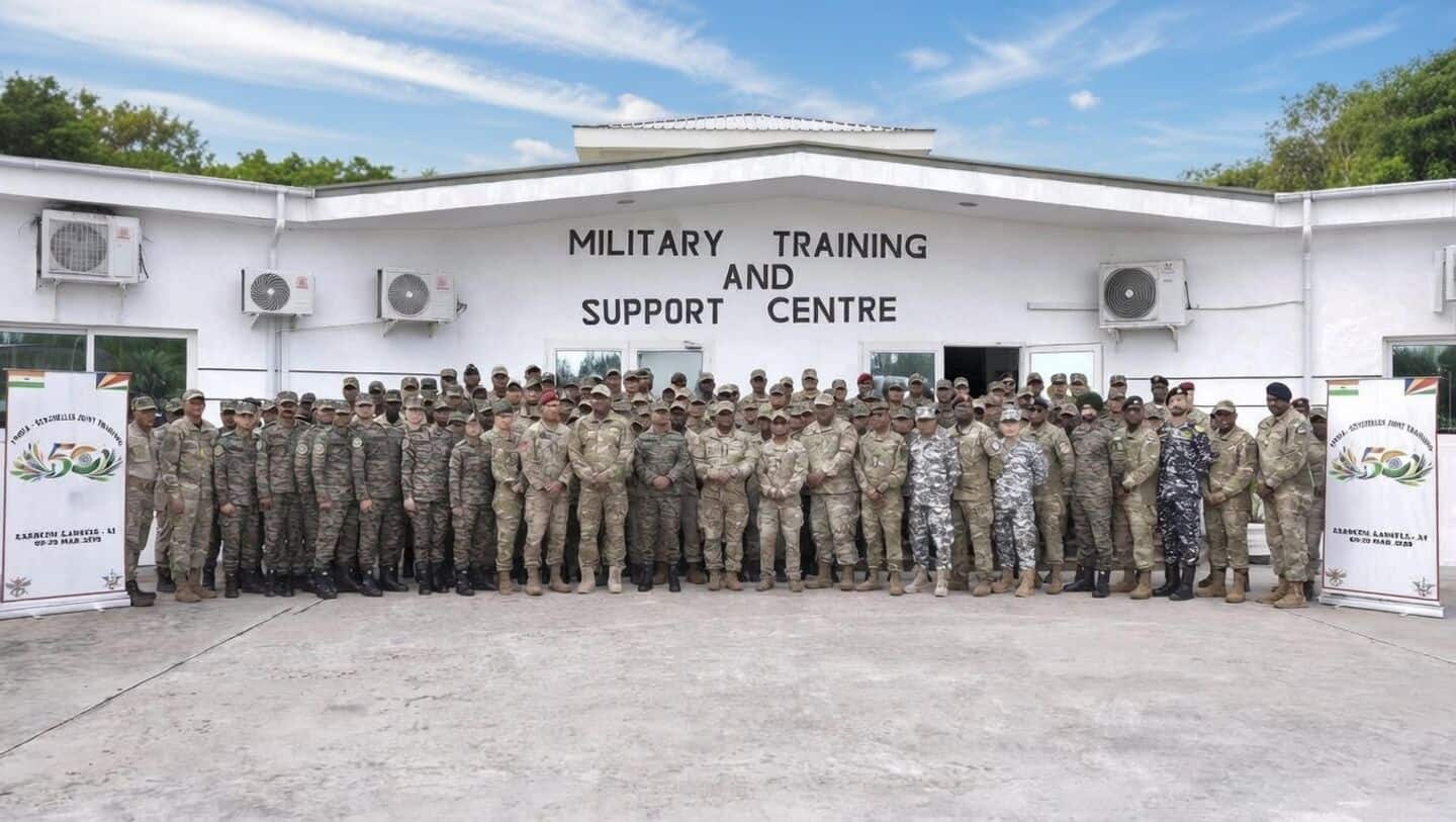 India, Seychelles kick off 1st-ever tri-service exercise 'LAMITIYE'