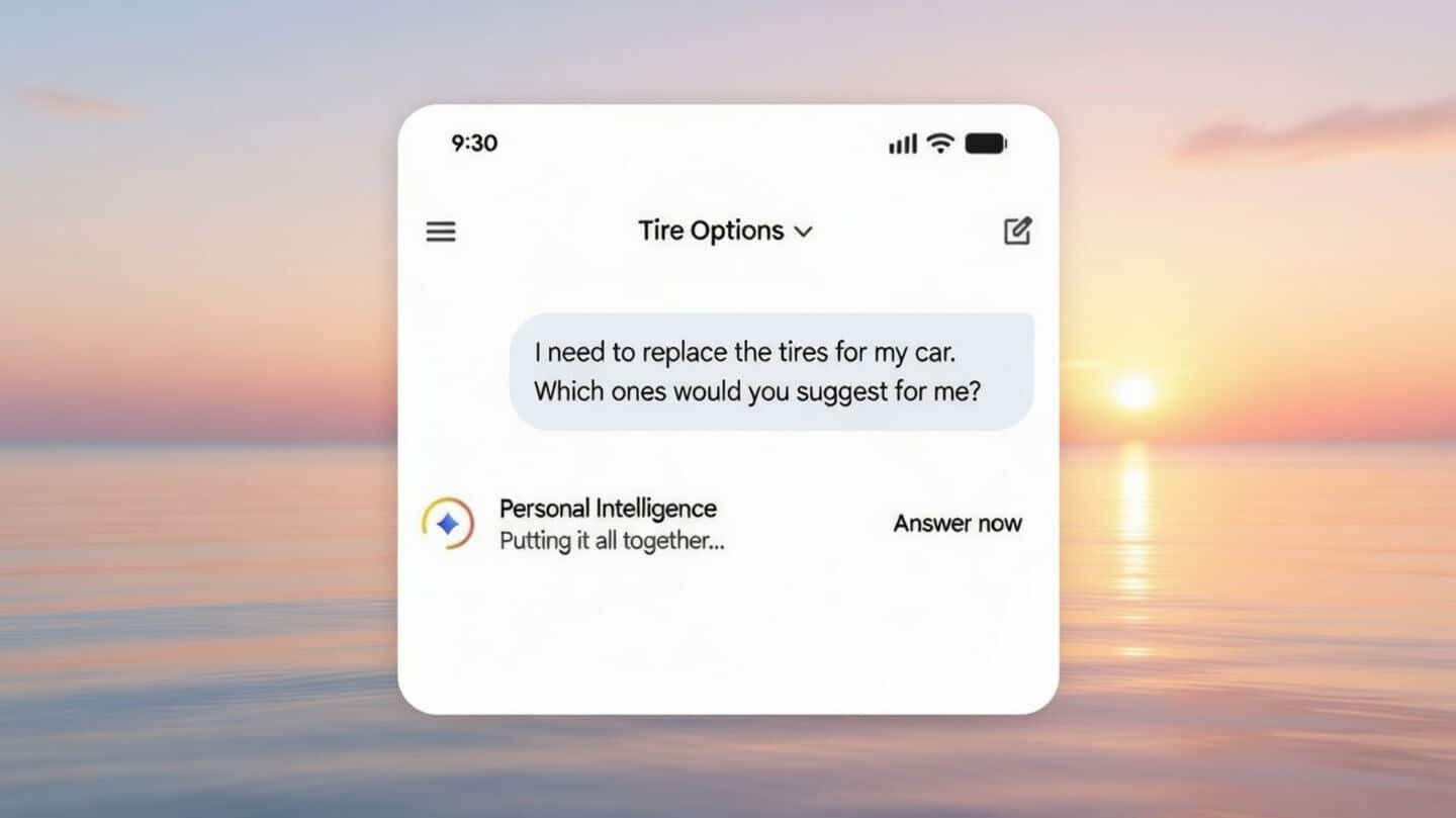 Google's Gemini AI can now pull context from your emails