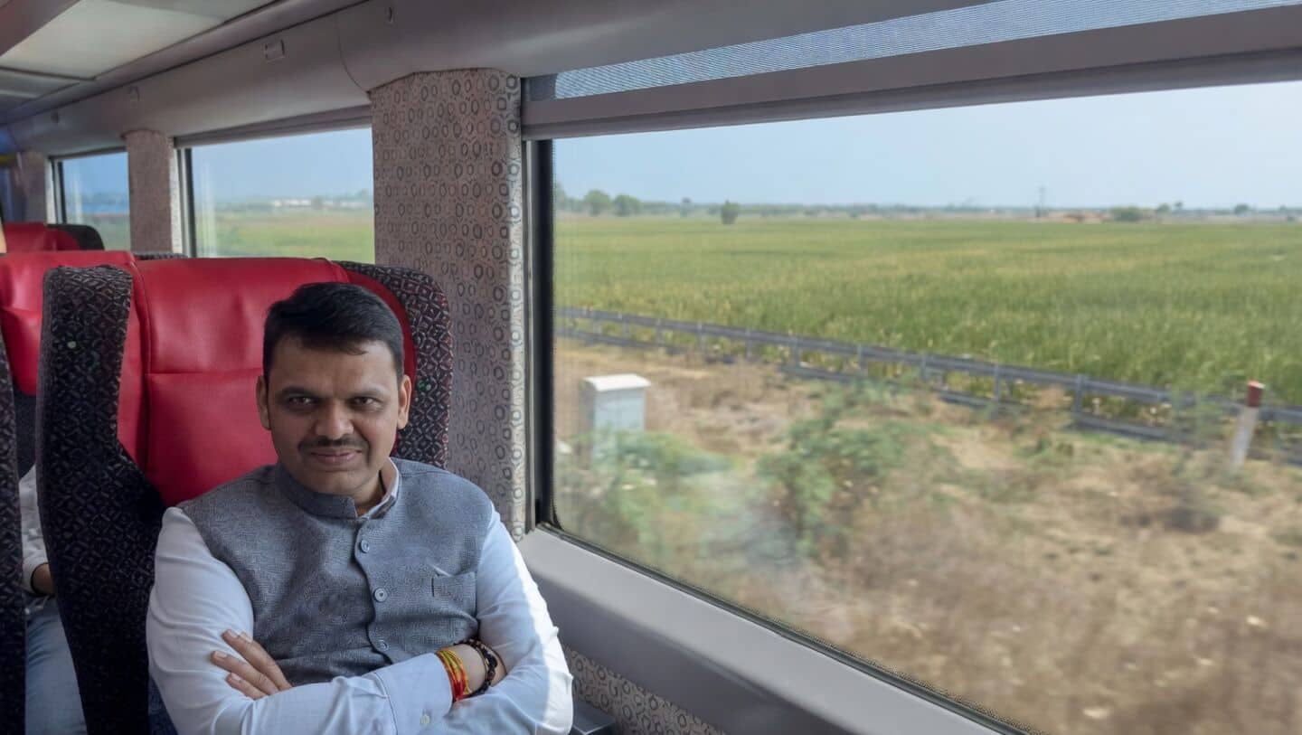 Devendra Fadnavis takes Vande Bharat to Shirdi for Nibe inauguration