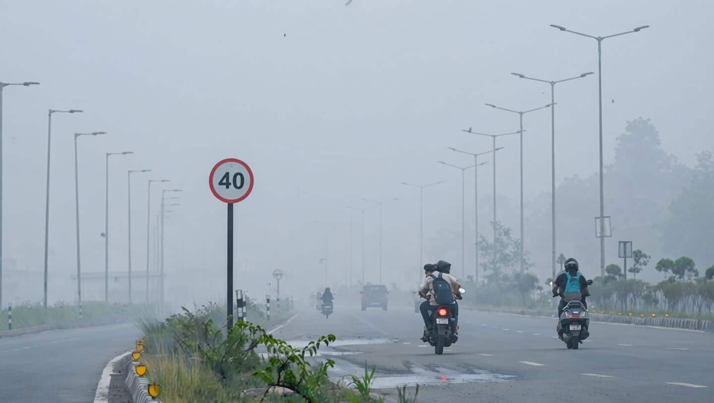 Delhi-NCR witnesses unusual shallow fog Saturday morning after rain