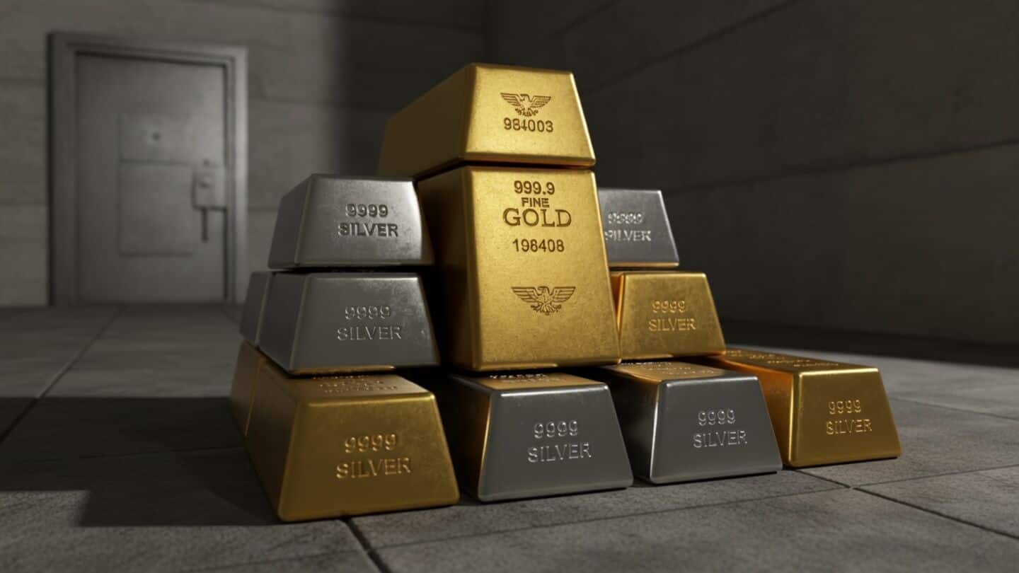 Gold and silver nudge higher amid tensions, US rate talk